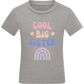 Cool Big Sister Design - Comfort kids fitted t-shirt_ORION GREY_front