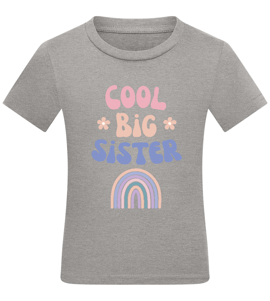 Cool Big Sister Design - Comfort kids fitted t-shirt_ORION GREY_front