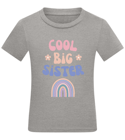 Cool Big Sister Design - Comfort kids fitted t-shirt_ORION GREY_front