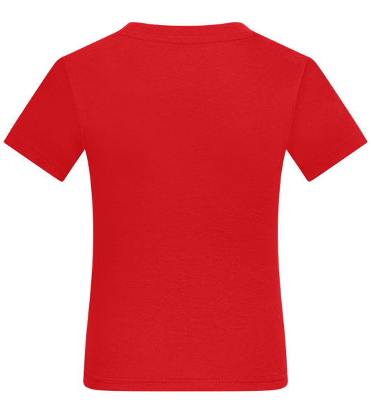 Cool Big Sister Design - Comfort kids fitted t-shirt_RED_back