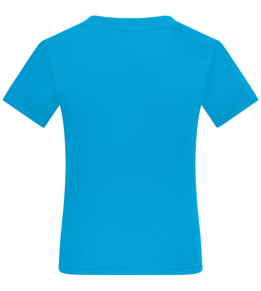 World's Okayest Brother Design - Comfort kids fitted t-shirt_TURQUOISE_back