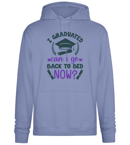 Can I Go Back Now Design - Premium Essential Unisex Hoodie_BLUE_front