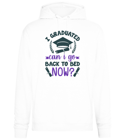 Can I Go Back Now Design - Premium Essential Unisex Hoodie_WHITE_front