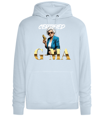 Certified Gma Design - Premium unisex hoodie_CREAMY BLUE_front