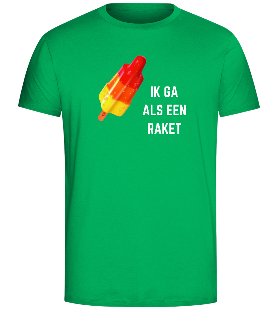 Ik Ga Als Een Raket Design - Comfort Unisex T-Shirt_SPRING GREEN_front