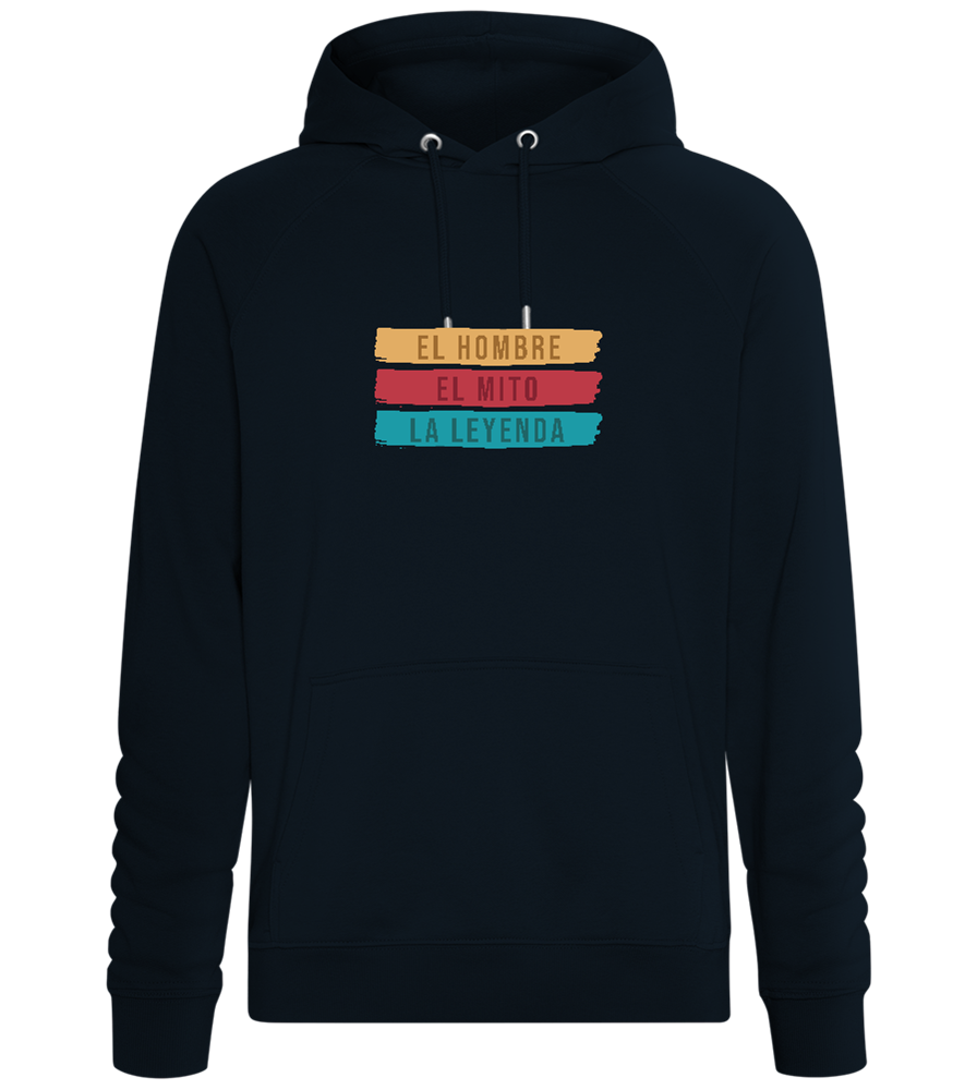 The Man The Myth The Legend Design - Comfort unisex hoodie_BLACK_front