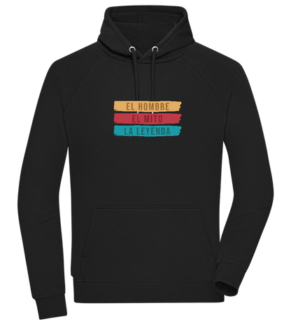 The Man The Myth The Legend Design - Comfort unisex hoodie_BLACK_front