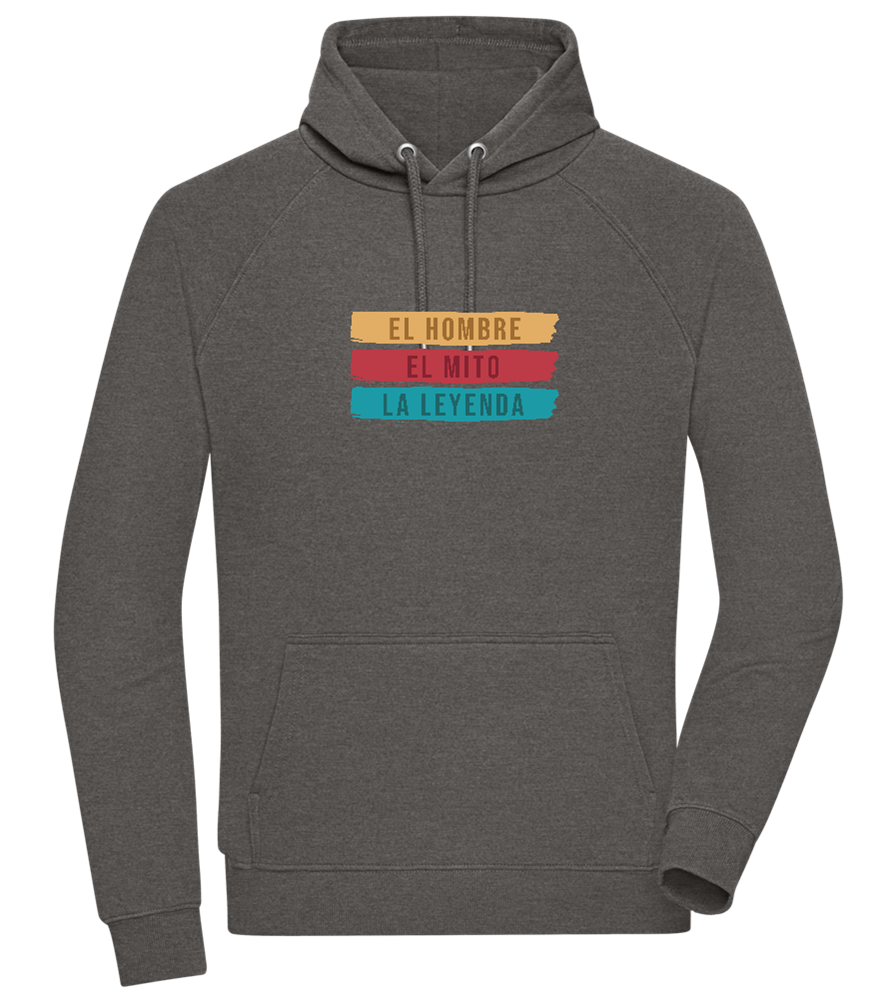 The Man The Myth The Legend Design - Comfort unisex hoodie_CHARCOAL CHIN_front