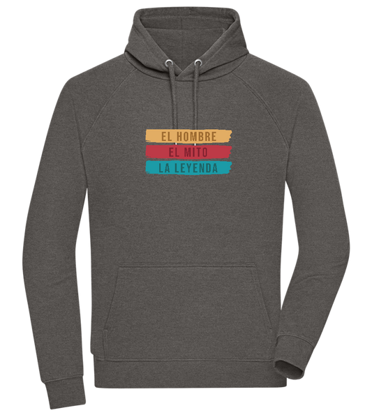 The Man The Myth The Legend Design - Comfort unisex hoodie_CHARCOAL CHIN_front