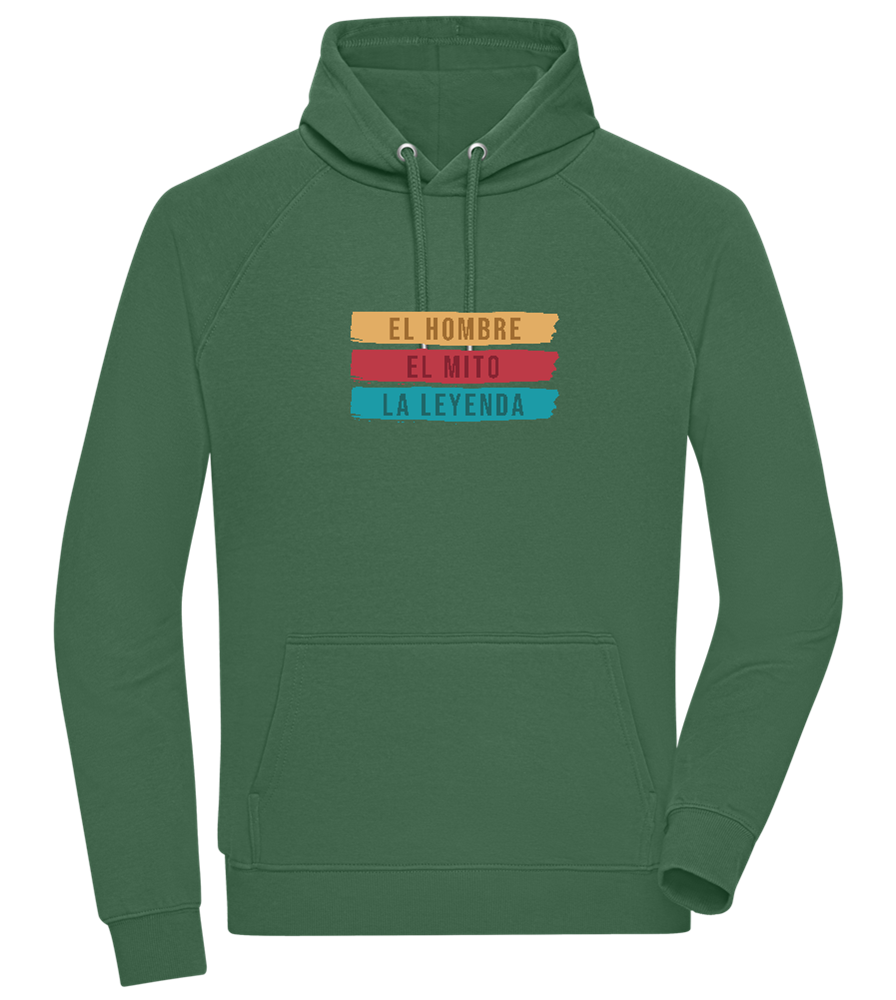 The Man The Myth The Legend Design - Comfort unisex hoodie_GREEN BOTTLE_front