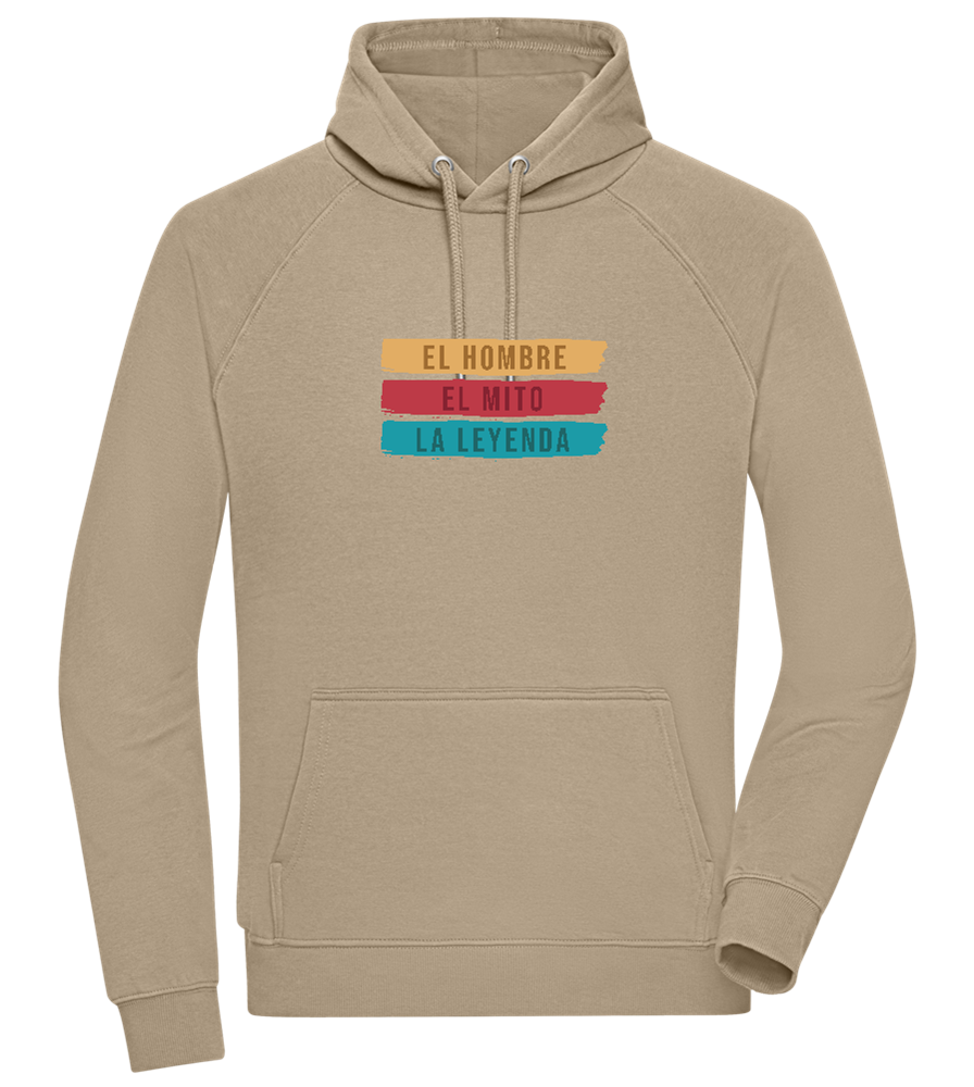 The Man The Myth The Legend Design - Comfort unisex hoodie_KHAKI_front