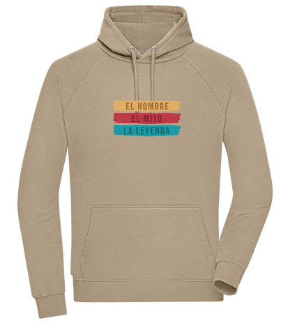 The Man The Myth The Legend Design - Comfort unisex hoodie_KHAKI_front