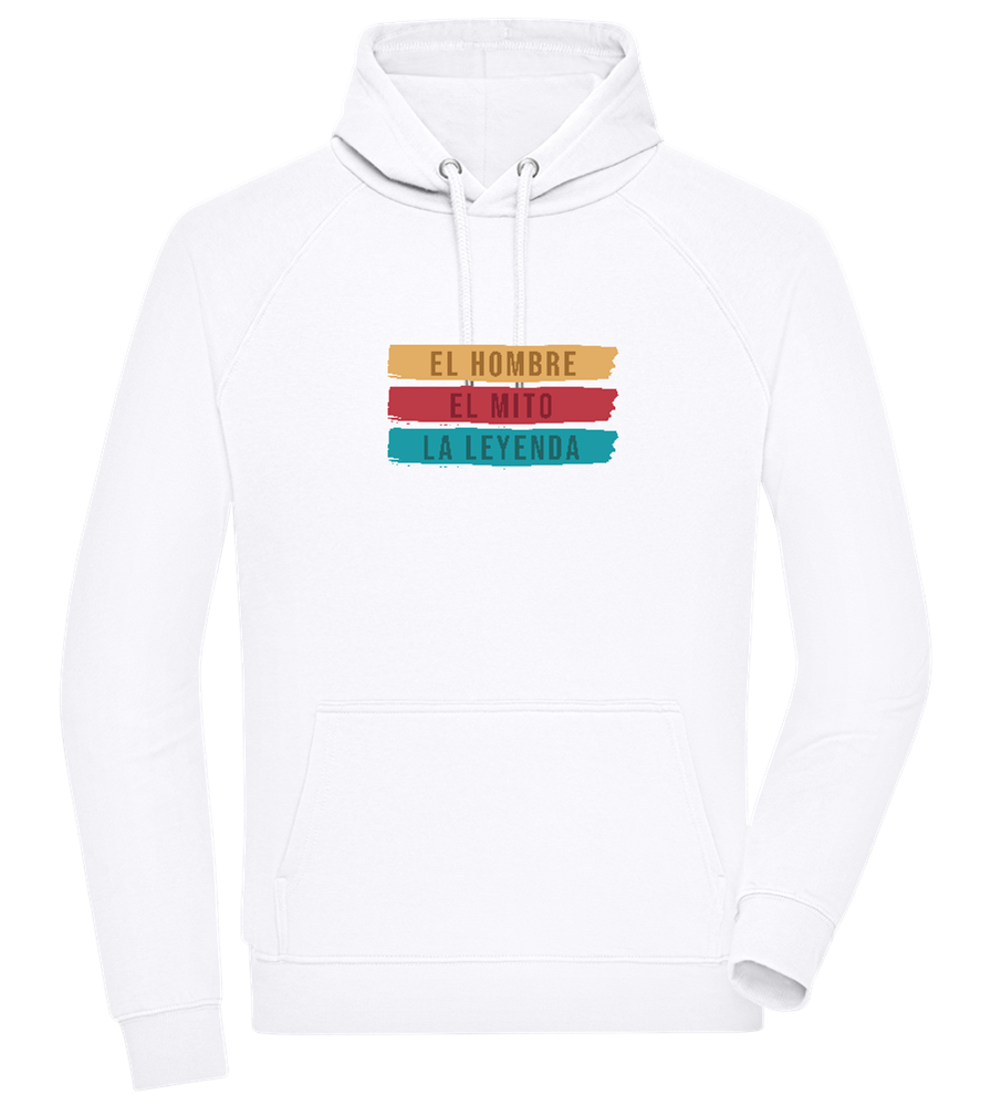 The Man The Myth The Legend Design - Comfort unisex hoodie_WHITE_front