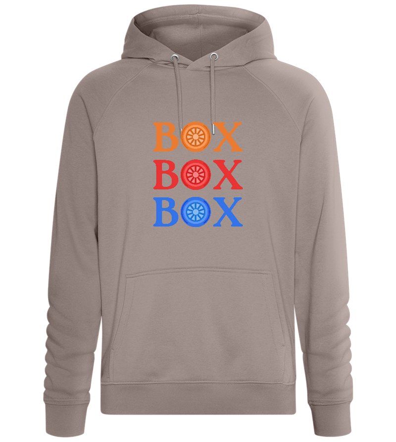 Box Box Box Design - Comfort unisex hoodie_CHARCOAL CHIN_front