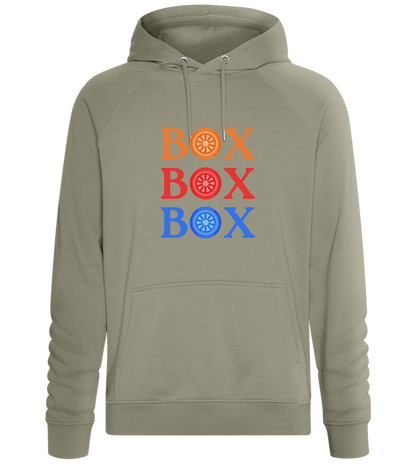 Box Box Box Design - Comfort unisex hoodie_KHAKI_front