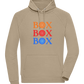 Box Box Box Design - Comfort unisex hoodie_KHAKI_front