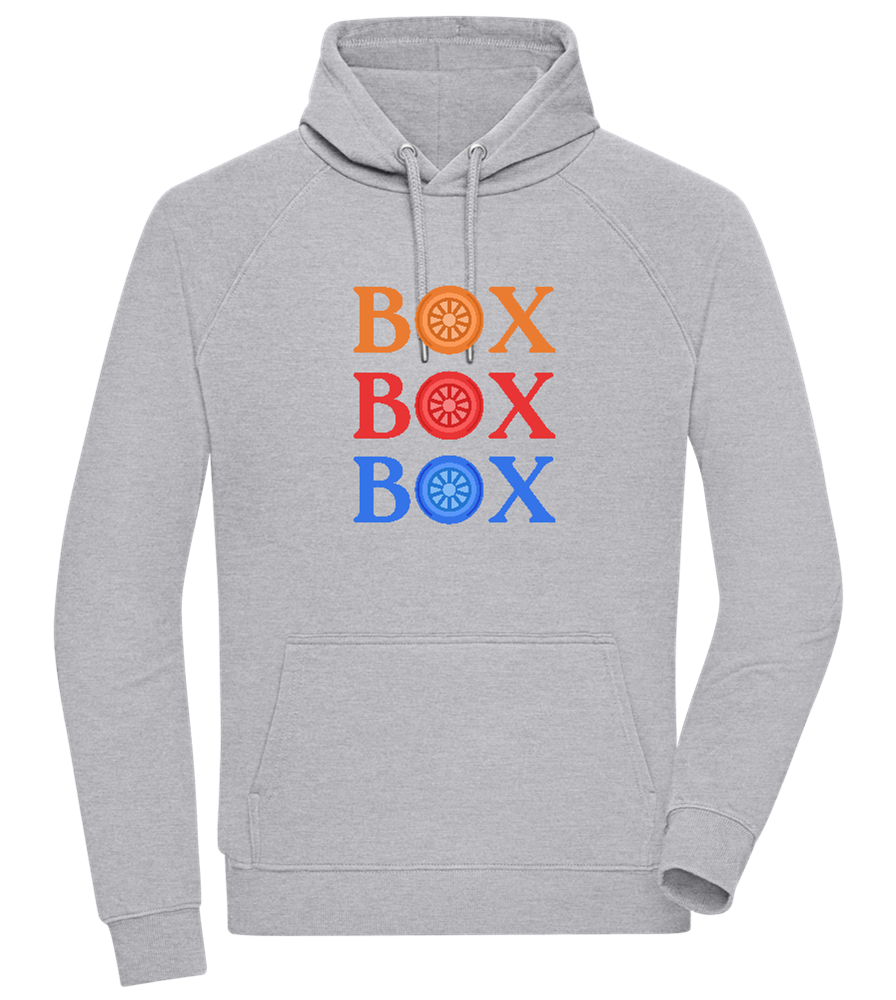 Box Box Box Design - Comfort unisex hoodie_ORION GREY II_front