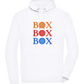 Box Box Box Design - Comfort unisex hoodie_WHITE_front