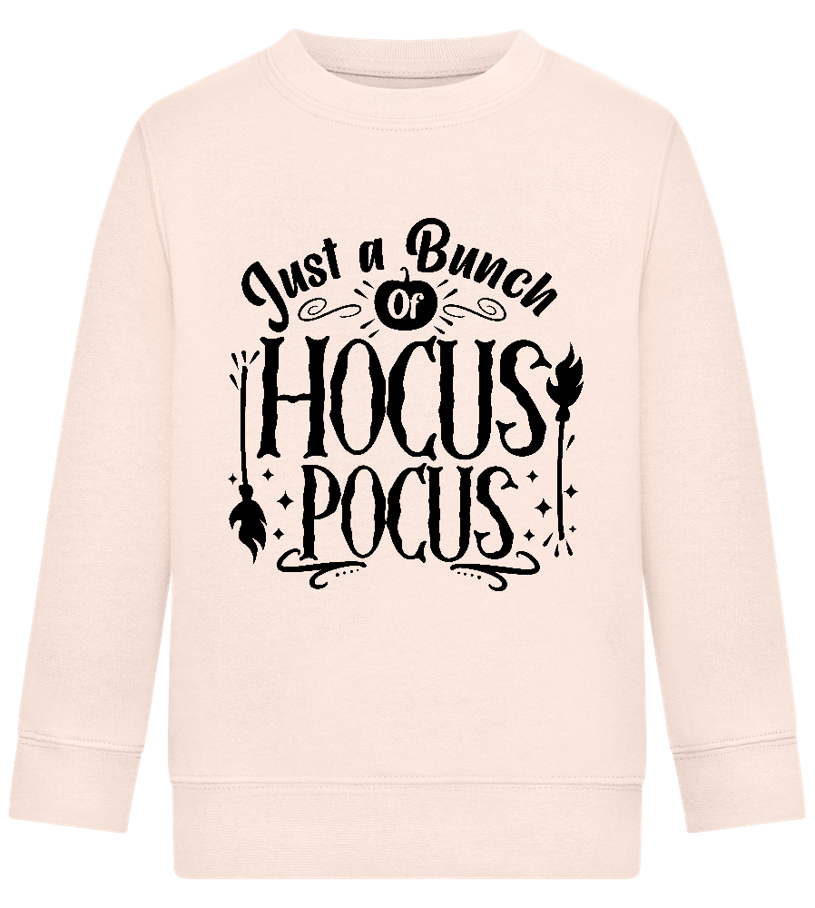 Hocus Pocus Design - Comfort Kids Sweater_LIGHT PEACH ROSE_front