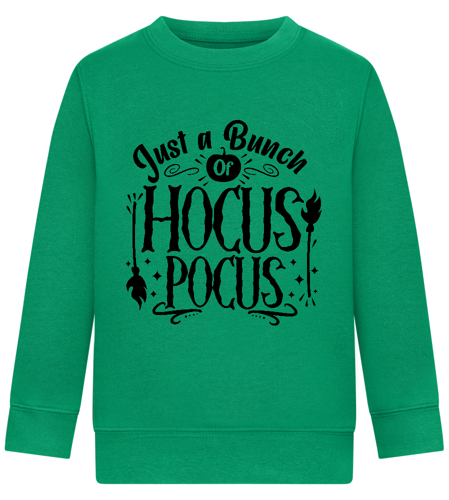 Hocus Pocus Design - Comfort Kids Sweater_MEADOW GREEN_front