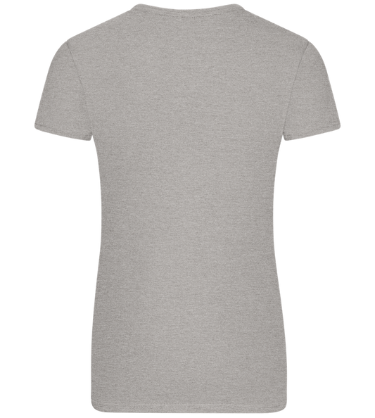 The City That Never Sleeps Design - Basic women's fitted t-shirt_ORION GREY_back