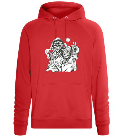 Skeleton Lovers Design - Comfort unisex hoodie_RED_front