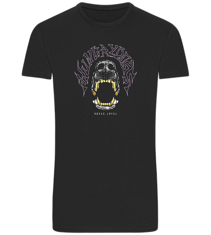 Hungry Dogs Design - Basic Unisex T-Shirt_DEEP BLACK_front