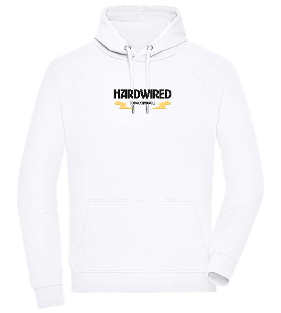 Hardwired Design - Comfort unisex hoodie_WHITE_front