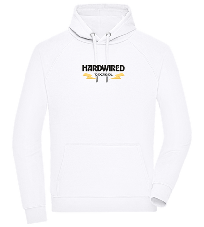 Hardwired Design - Comfort unisex hoodie_WHITE_front