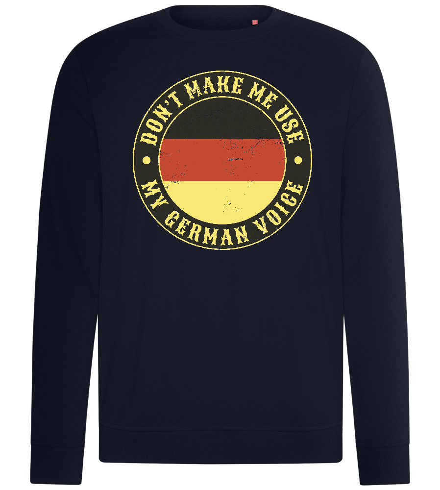 German Voice Design - Comfort unisex sweater_FRENCH NAVY_front