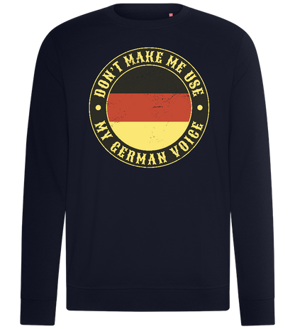 German Voice Design - Comfort unisex sweater_FRENCH NAVY_front