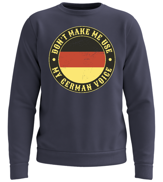 German Voice Design - Comfort unisex sweater_FRENCH NAVY_front
