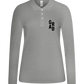 Grad Design - Premium Women´s long sleeve polo shirt_ORION GREY II_front