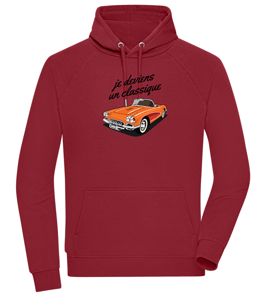 Becoming A Classic Design - Comfort unisex hoodie_BORDEAUX_front