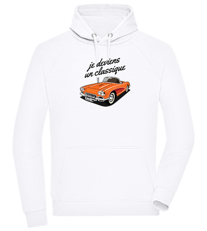 Becoming A Classic Design - Comfort unisex hoodie_WHITE_front