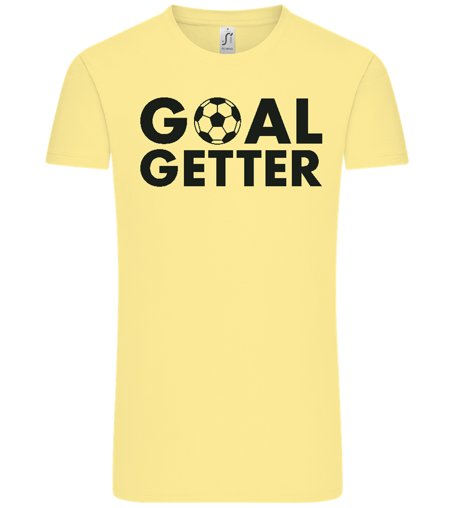 Goal Getter Design - Comfort Unisex T-Shirt_AMARELO CLARO_front