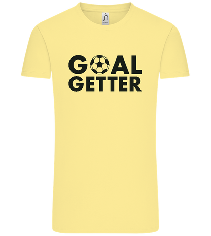 Goal Getter Design - Comfort Unisex T-Shirt_AMARELO CLARO_front