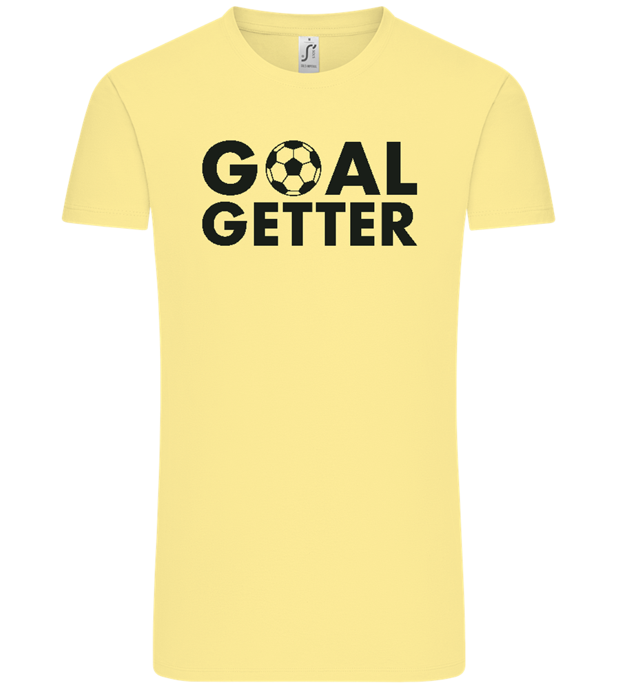 Goal Getter Design - Comfort Unisex T-Shirt_AMARELO CLARO_front