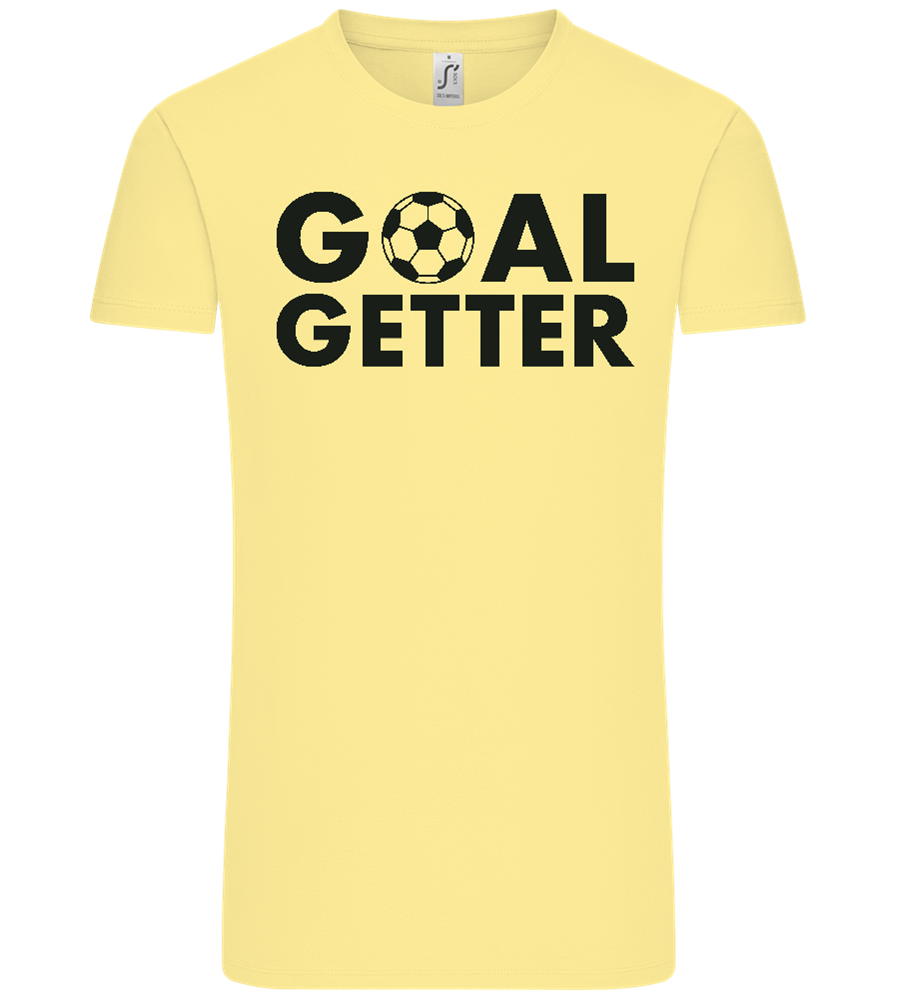 Goal Getter Design - Comfort Unisex T-Shirt_AMARELO CLARO_front