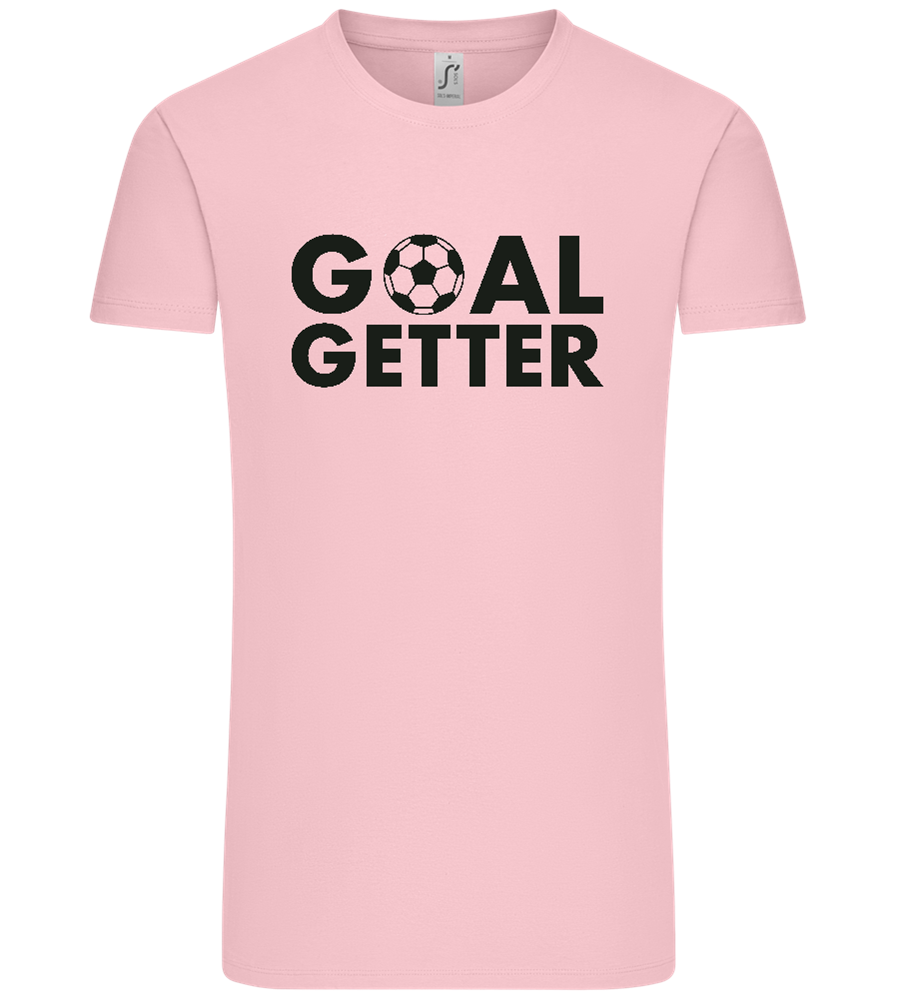 Goal Getter Design - Comfort Unisex T-Shirt_CANDY PINK_front