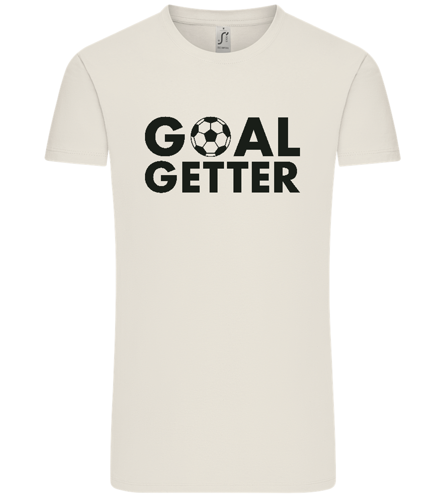 Goal Getter Design - Comfort Unisex T-Shirt_ECRU_front