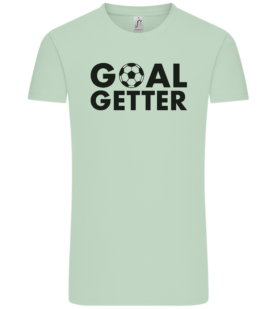 Goal Getter Design - Comfort Unisex T-Shirt_ICE GREEN_front