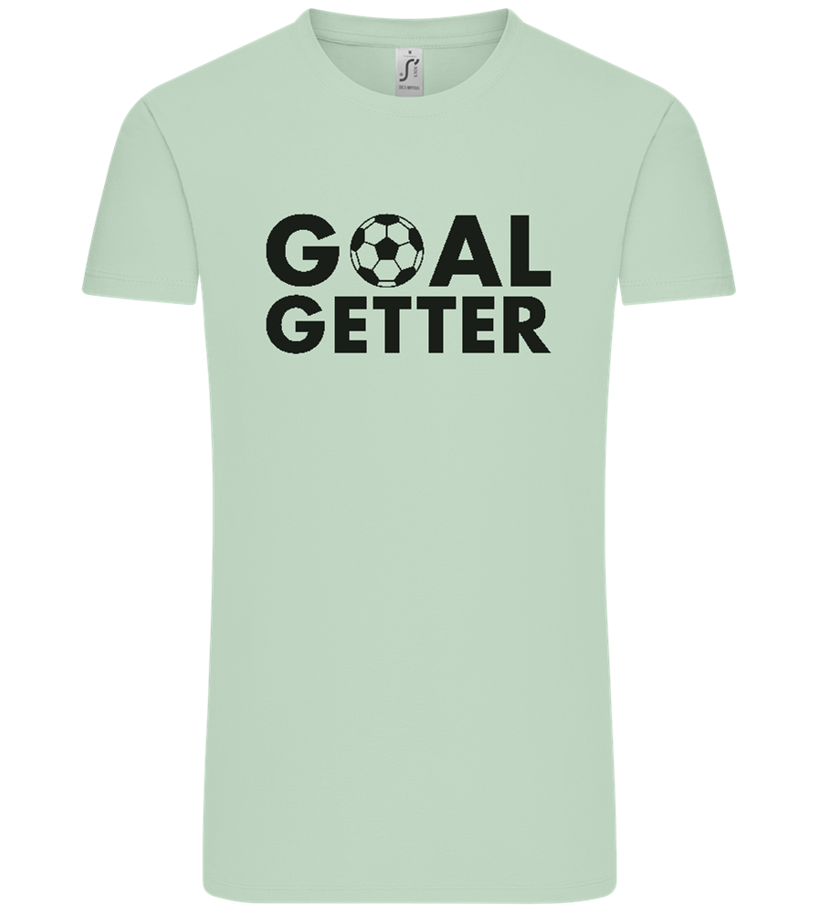 Goal Getter Design - Comfort Unisex T-Shirt_ICE GREEN_front
