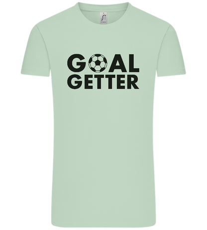 Goal Getter Design - Comfort Unisex T-Shirt_ICE GREEN_front
