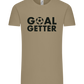 Goal Getter Design - Comfort Unisex T-Shirt_KHAKI_front