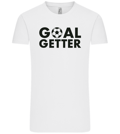 Goal Getter Design - Comfort Unisex T-Shirt_WHITE_front