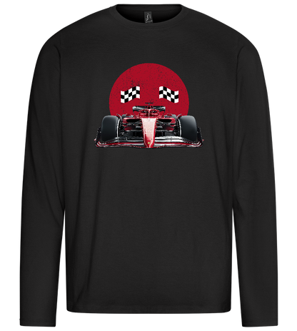 Speed Demon Design - Premium men's long sleeve t-shirt_DEEP BLACK_front