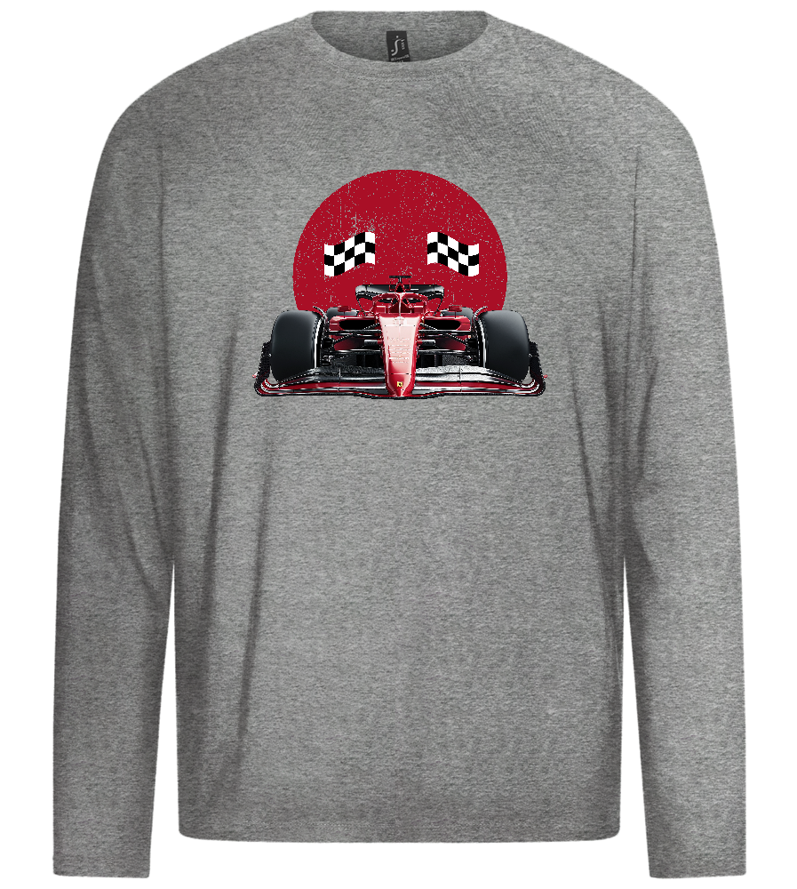 Speed Demon Design - Premium men's long sleeve t-shirt_ORION GREY_front