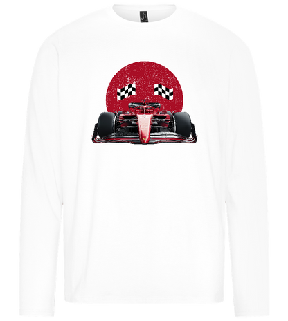 Speed Demon Design - Premium men's long sleeve t-shirt_WHITE_front