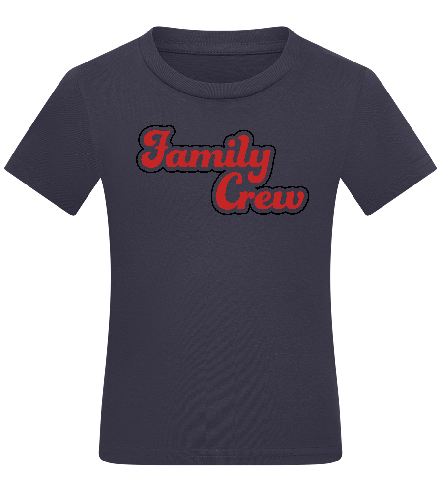 Family Crew Design - Comfort kids fitted t-shirt_FRENCH NAVY_front